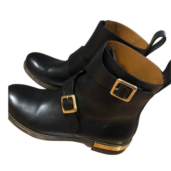 Chloé 'Colby' Double Monk Strap Moto Ankle Boot - Picture 6 of 11